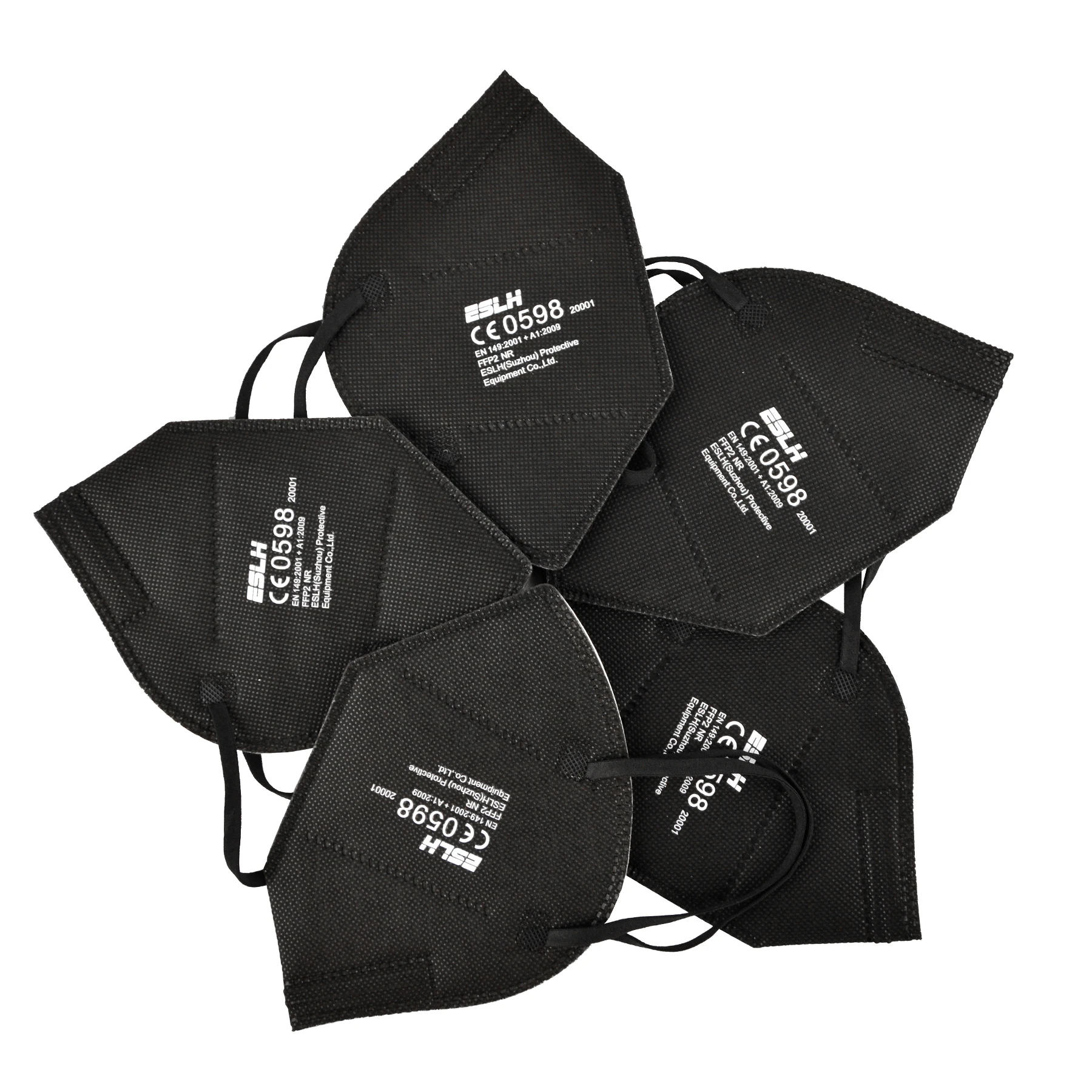 High Quality Wholesale Disposable Protective Face Mask 5 layer Filter KN95 FFP2 EN149 Mask Earloop Type