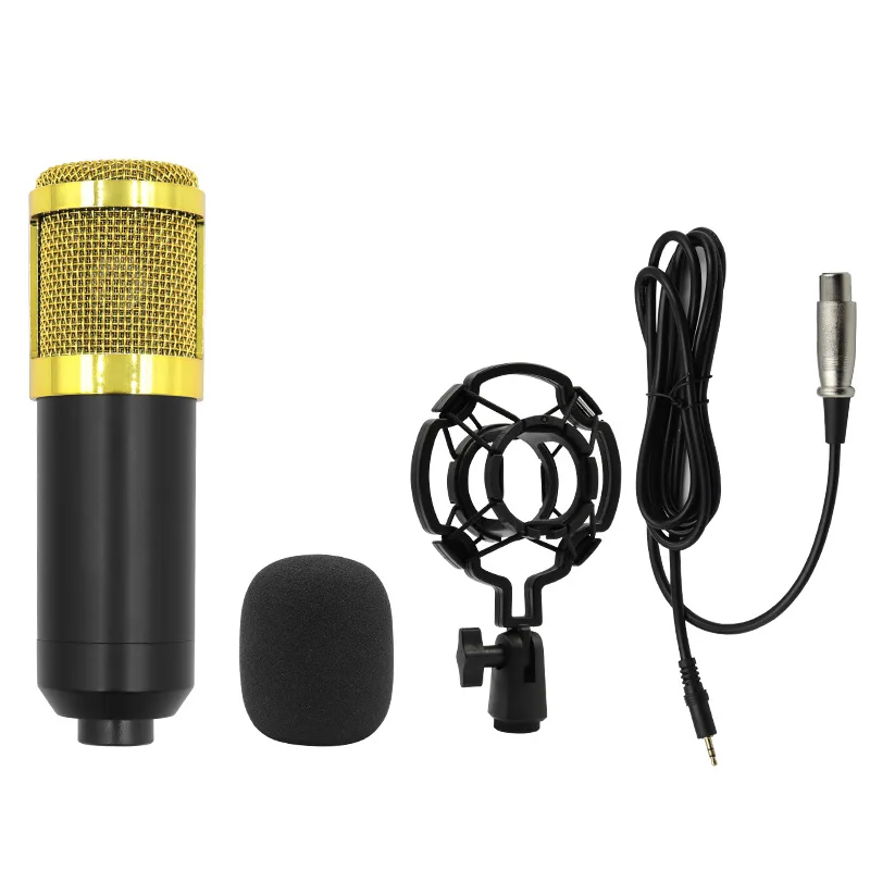 Professional V8 Audio Sound Card & Mixers And Microphone Set Live Broadcast Podcast Recording Usb Studio Audio Interface