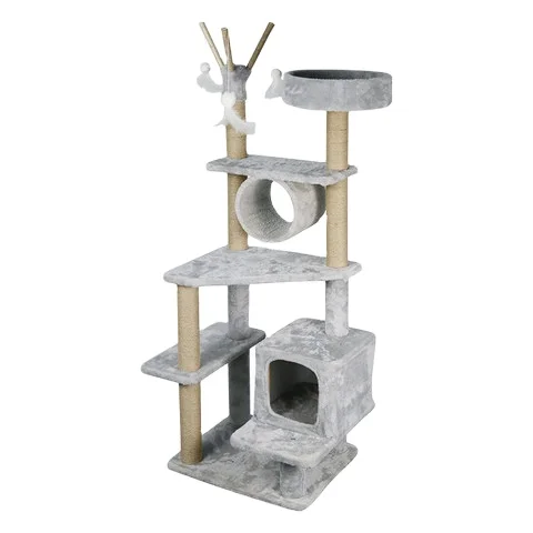 Wholesale Custom Cat Tree for Indoor Cats Scratching Post Wood Cat Tower