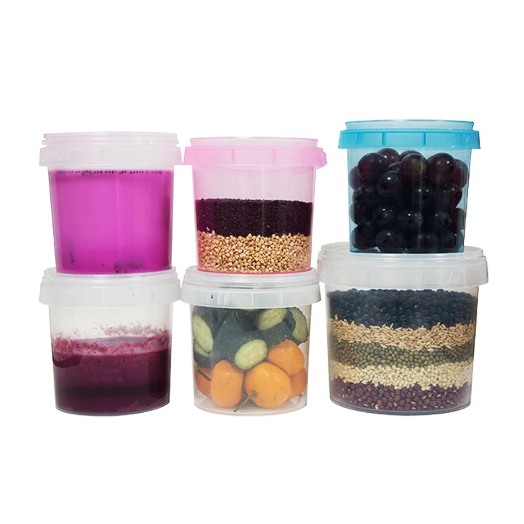 Ruly 1L Plastic Storage Pp Food Grade Materials Condiments Powder Vinegar Liquid Barrel Pail Bucket