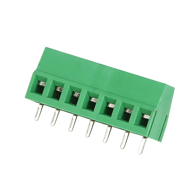 ZB128V pitch 5.00mm 5.08mm green screw terminal block wire connector