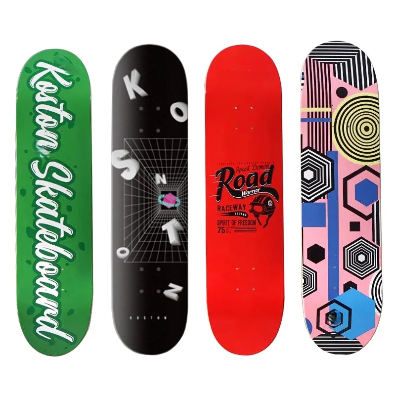 Dyed Wood7Layer100 Canada Maple Professional Skateboard Deck Custom Graphic Blank Skateboard Deck