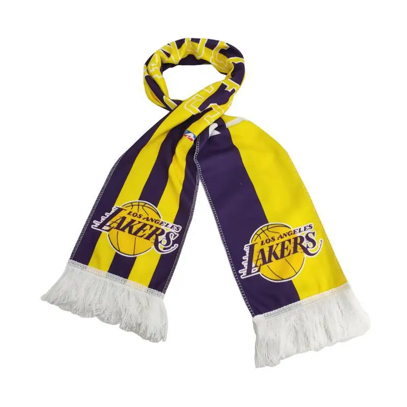 Logo Print Custom Acrylic Knitted Scarf For Sport NAB Football NFL  Baseball Soccer Fan