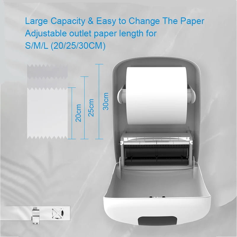 Fengjie Activated Touchless Paper Dispenser Tissue Box Toilet Roll Towel Dispenser Automatic Paper Dispenser