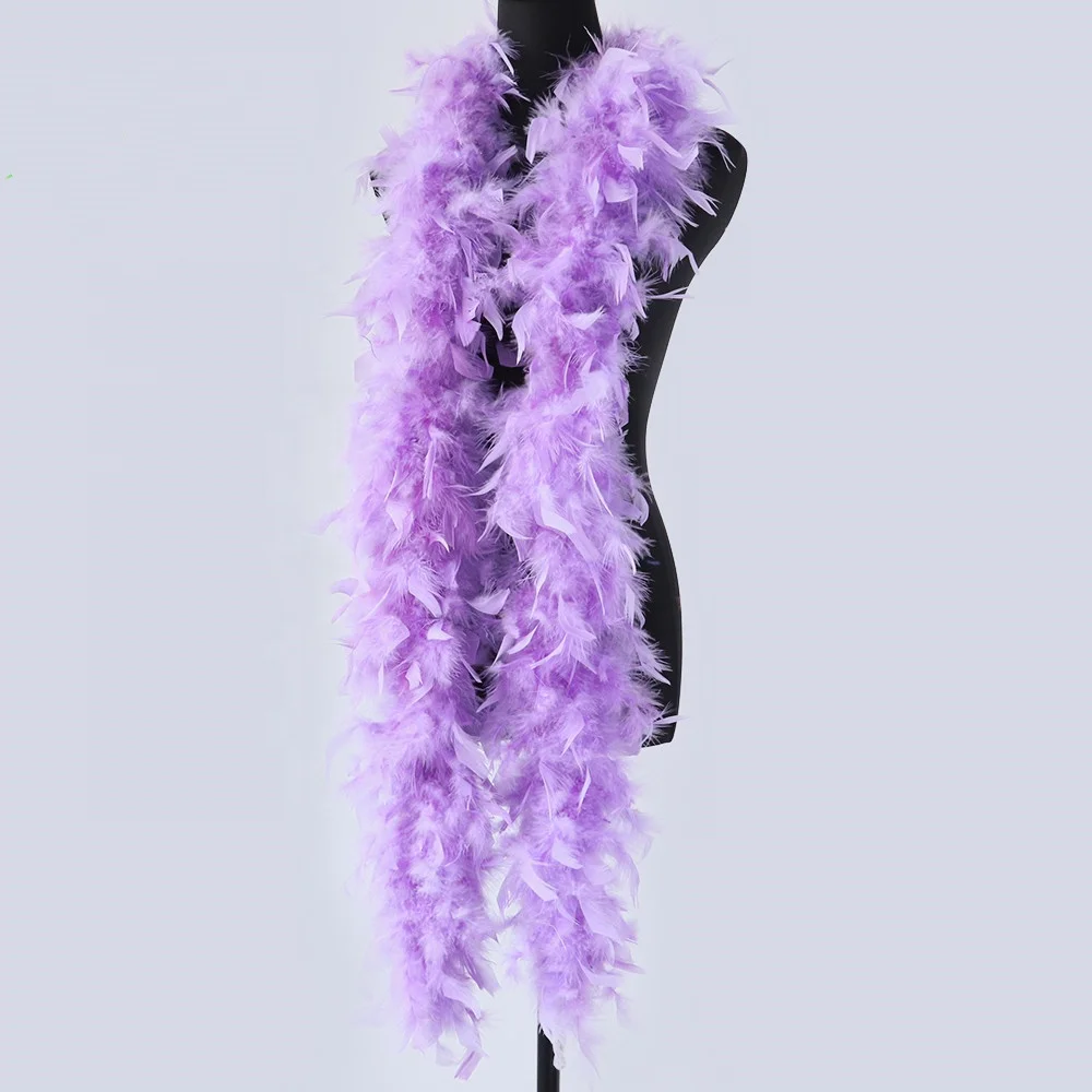 Wholesale 2 Meters 60g Chandelle Boa Turkey Feather Boa Party Boa For Christmas Kids Birthday Party Decorations
