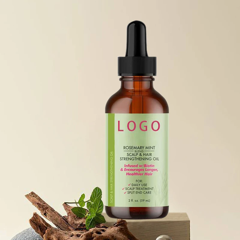 OEM ODM органическое розмариновое Мятное кондиционер для кожи головы эфирное масло для роста волос способствует росту волос