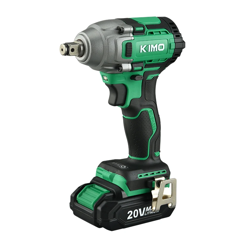 KIMO Hot Selling Electric Brushless Adjustable Torque Impact Wrench  with Battery