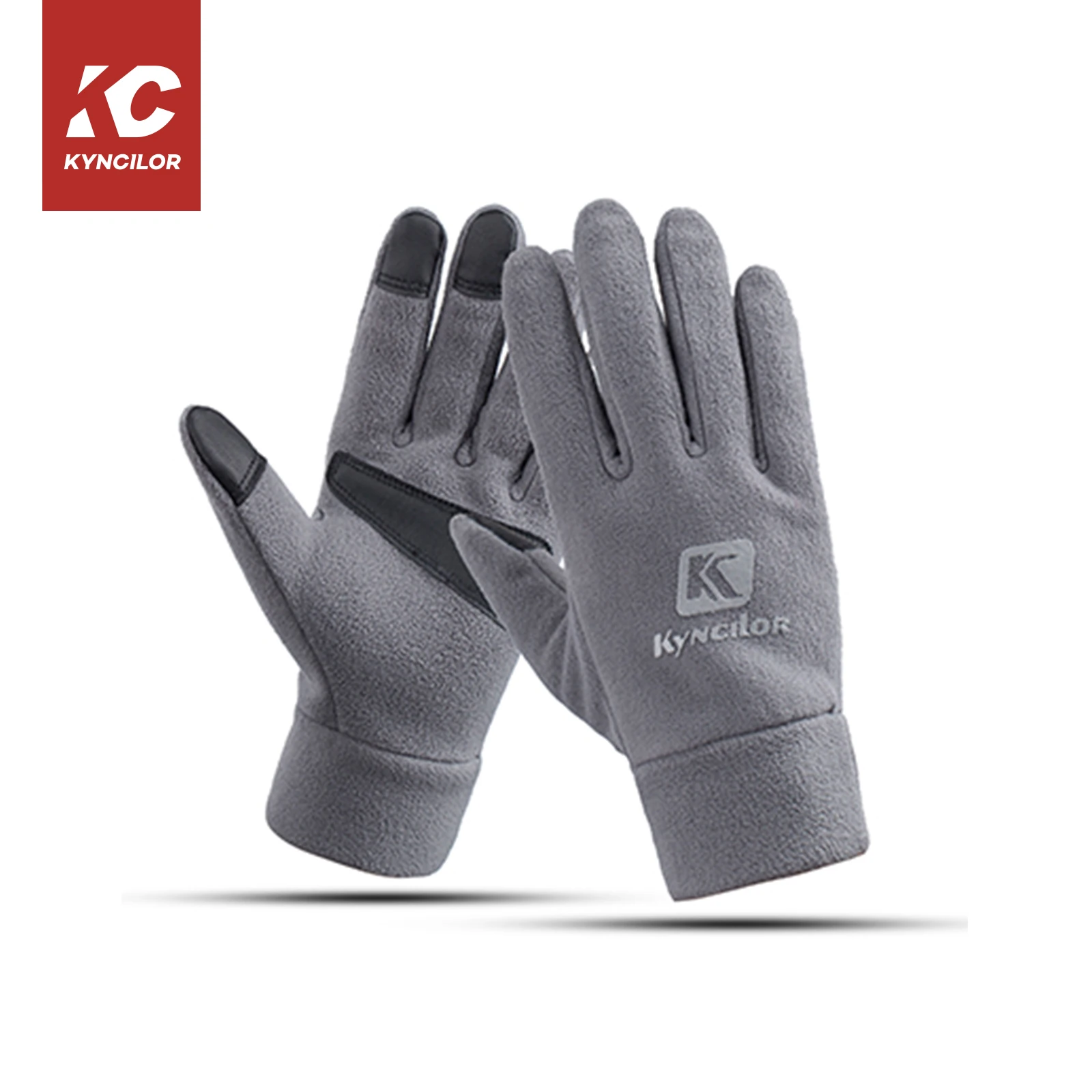 Kyncilor Keep Warm Fleece Gloves Touchscreen Winter Sport Cycling Running Gloves for Men Women