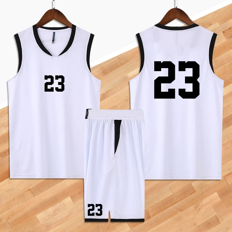 Wholesale Custom Breathable Basketball Suits Practice Basketball Jersey for Printing