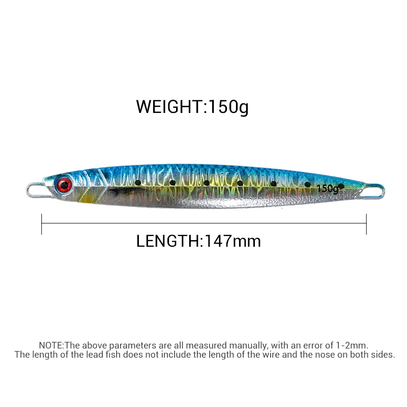 Japan model 150g saltwater sea fishing lead Jig lure switch metal jig slow pitch jigs
