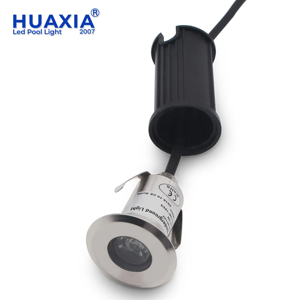 IP68 Stainless Steel and ABS Housing 1W LED Underground Pool Light with Durable IP68 Rating