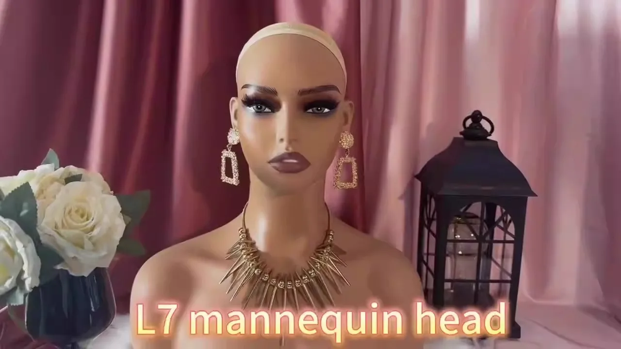 High Quality Mannequin Wig Head Hat Display Abstract Female Head Mannequin Doll Scarf Wig Display Model