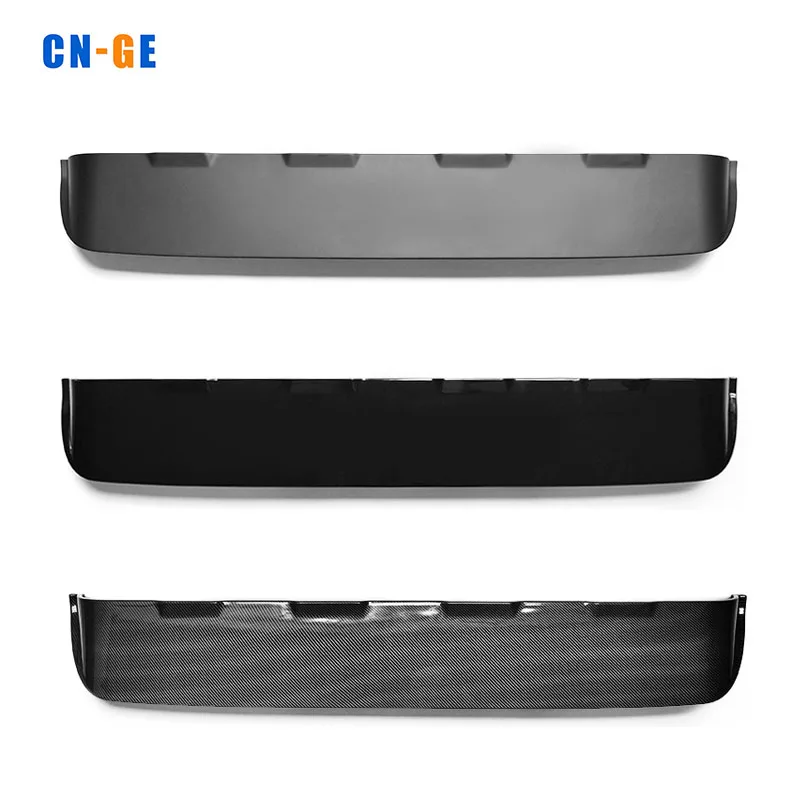 Plastic ABS Gloss Black And Carbon fiber look Rear Trunk Rear wing spoiler extension for Suzuki Jimney JB74 2019-2022