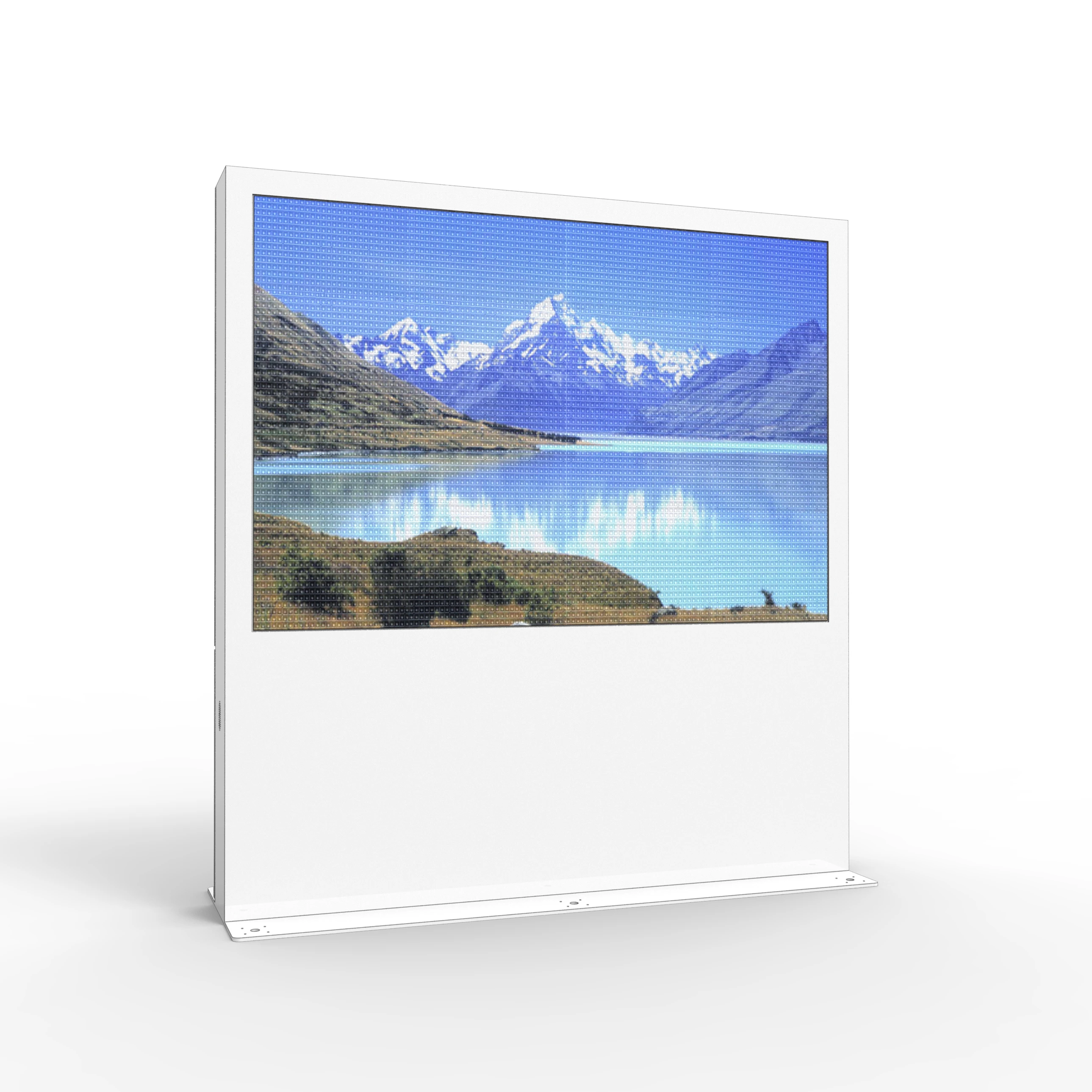 Street light LCD LED advertising display sunlight readable LG  outdoor waterproof kiosk signage banner screen