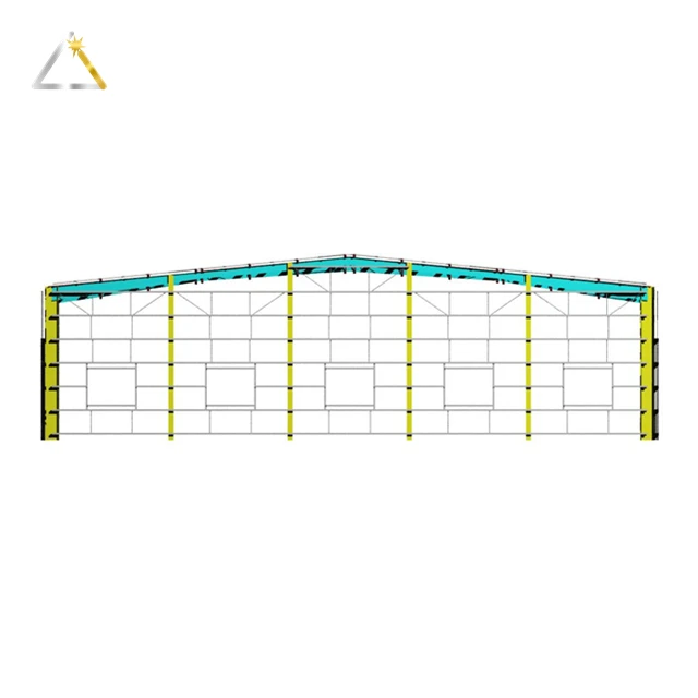 Storage China Supplier Warehouse Space Dome Roof Metal Frame Construction Steel Structure Building Prefabricated Sheds