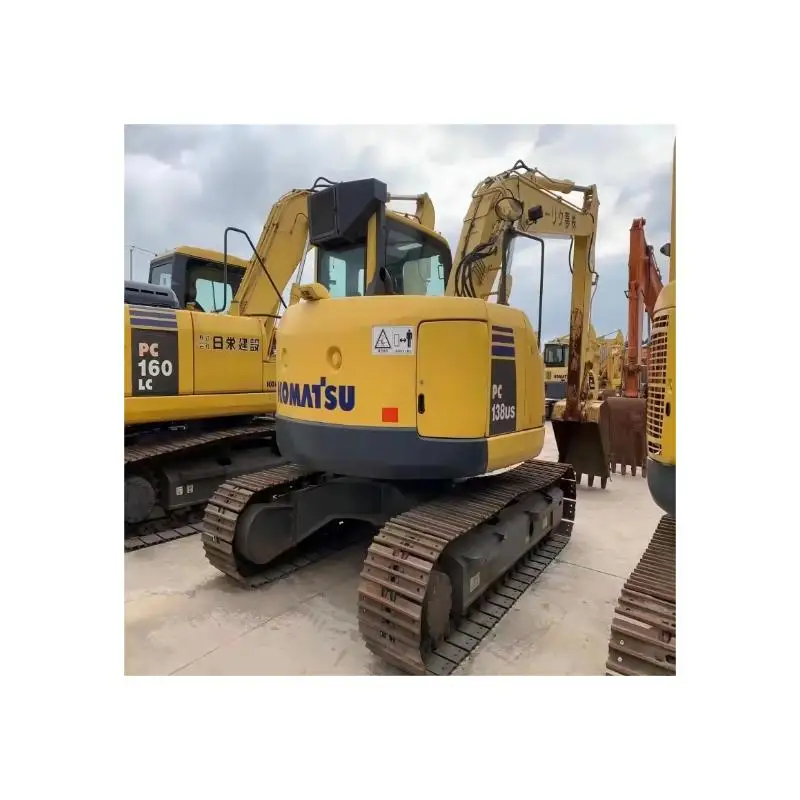 Распродажа 13-тонный экскаватор Komatsu PC 138 нас pc 130 128160 в хорошем использовании низкая цена низкое потребление масла простота эксплуатации