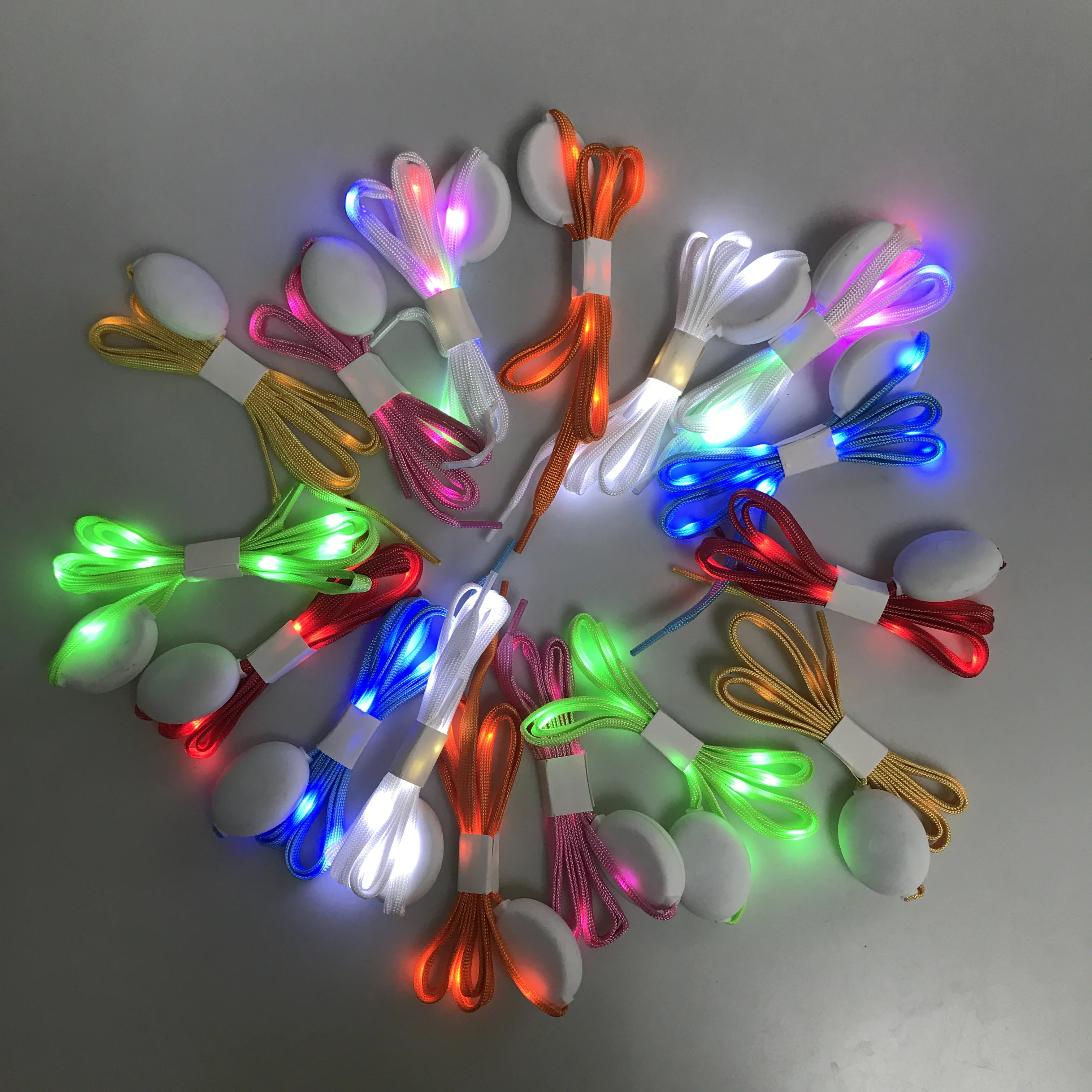 Colorful LED Light up  Kids Party LED Shoelace