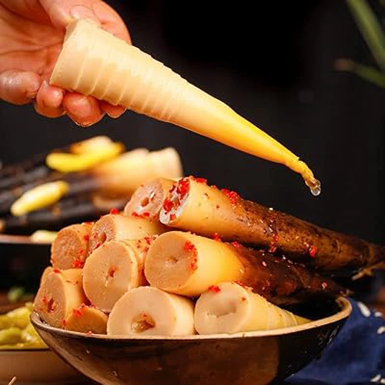 Pickled pepper flavor slightly spicy seasoning shelled hand-peeled bamboo shoots snack