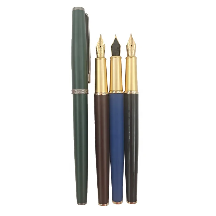 New Classic Chinese Style Luxury Business Fountain Pen Best Gift For Men Metal Pen With Logo