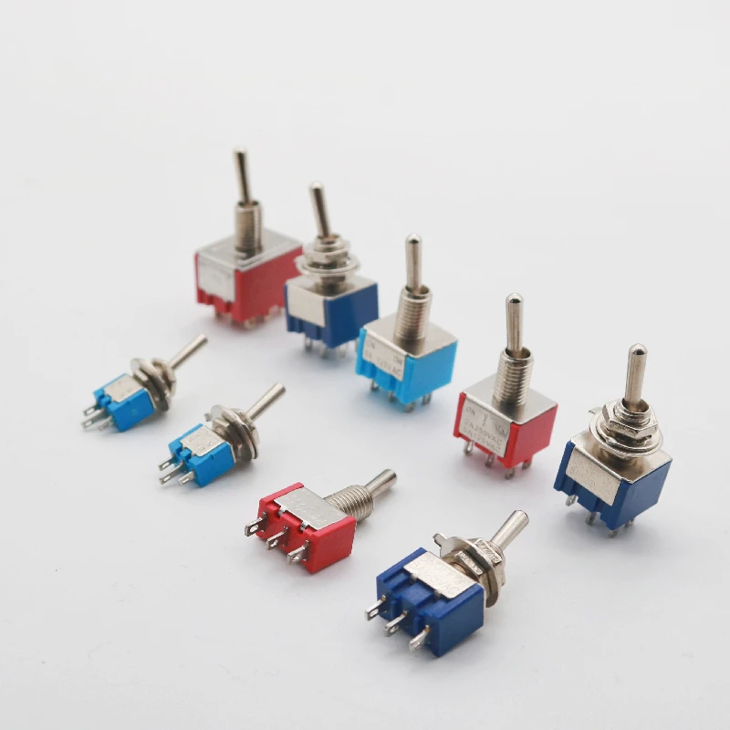 15A/250V AC вкл/выкл/вкл 2 позиции/3 позиции TEN1221/1321 SPST сверхпрочный кулисный переключатель