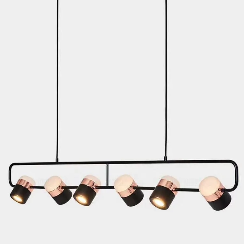 Nordic Modern Design Golden Black And White LED Light bucket Pendant Lamp Lighting For Living Room Bedroom