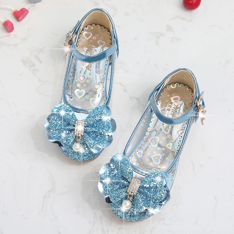 Moon pendant hollow crystal princess sandals