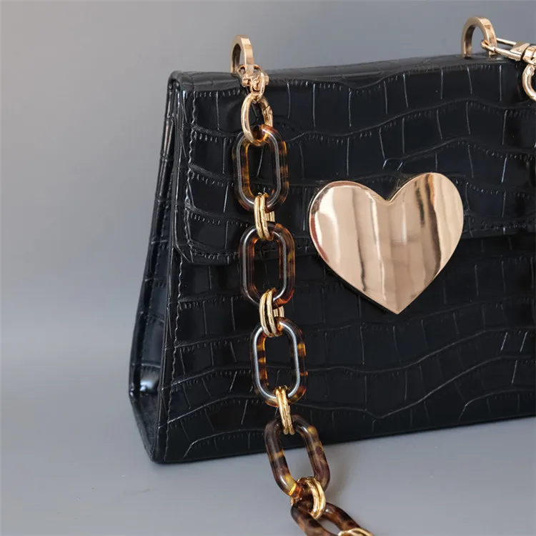 High End Multipurpose Decorative Chain Assemble DIY Acrylic Resin Chains for Bag Woman Handbag Bag Straps