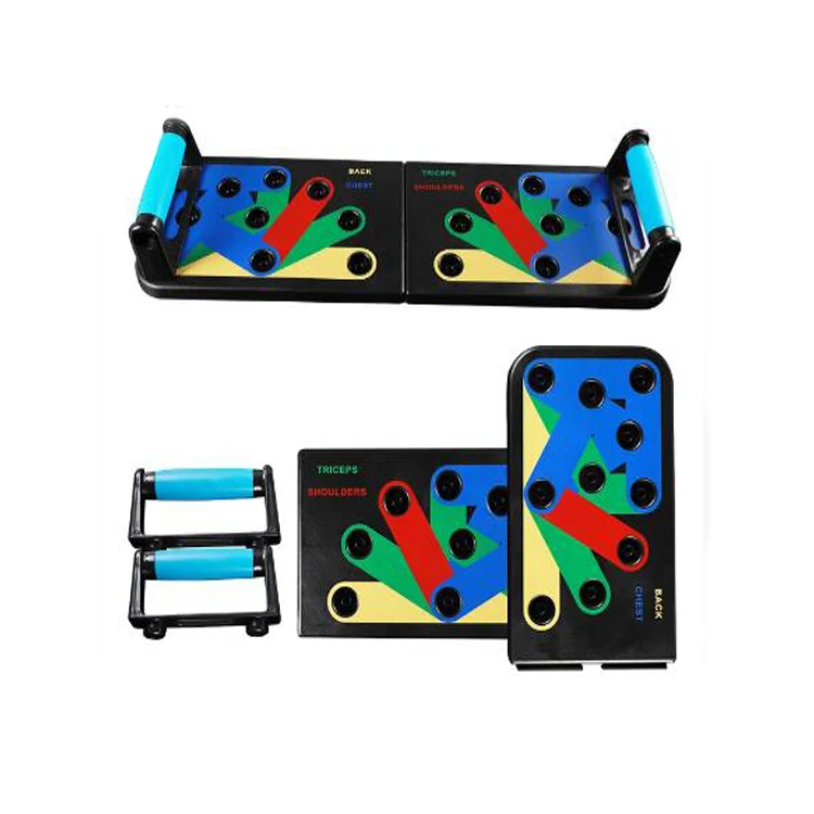 K&B Fitness Room Push Up Pole Multifunctional Muscle Chest Adjustable Push Up Stand Sports Portable Push Up Board