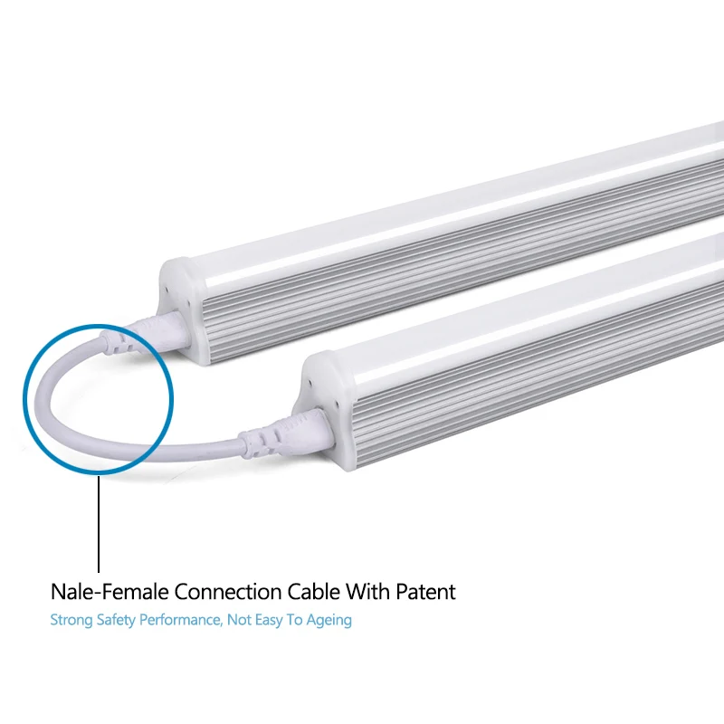 Светодиодный светильник с высоким световым эффектом OEM ODM ETL DLC алюминиевый PC встроенный 18 Вт t8 Светодиодная трубка 3 фута 4 5 футов 8 36 44 1200 мм 120 см T8