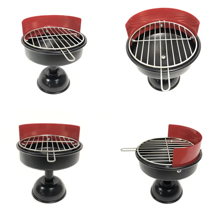 Yuelong Small Sized Round Smoker Ashtray Grill For Outdoor