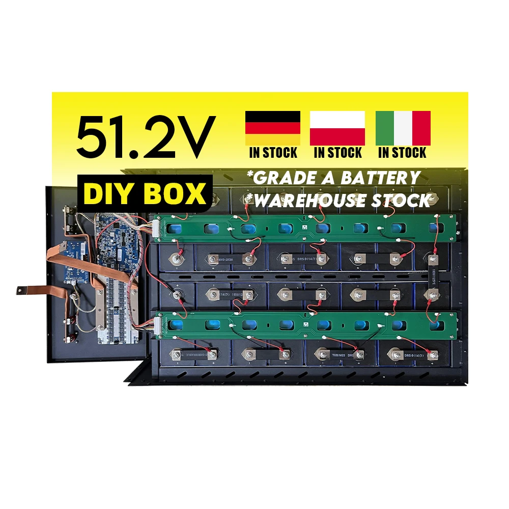 Аккумуляторная батарея Lifepo4, пустые футляры 48 В 302Ah 304Ah DIY, набор аккумуляторных батарей 280Ah 280, набор для энергосистемы