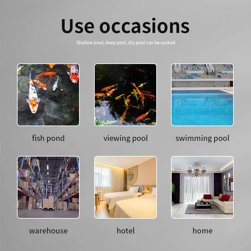 Fish pond vacuum  machine cleaner Dry and wet hand-held 30L vacuum pool cleaner