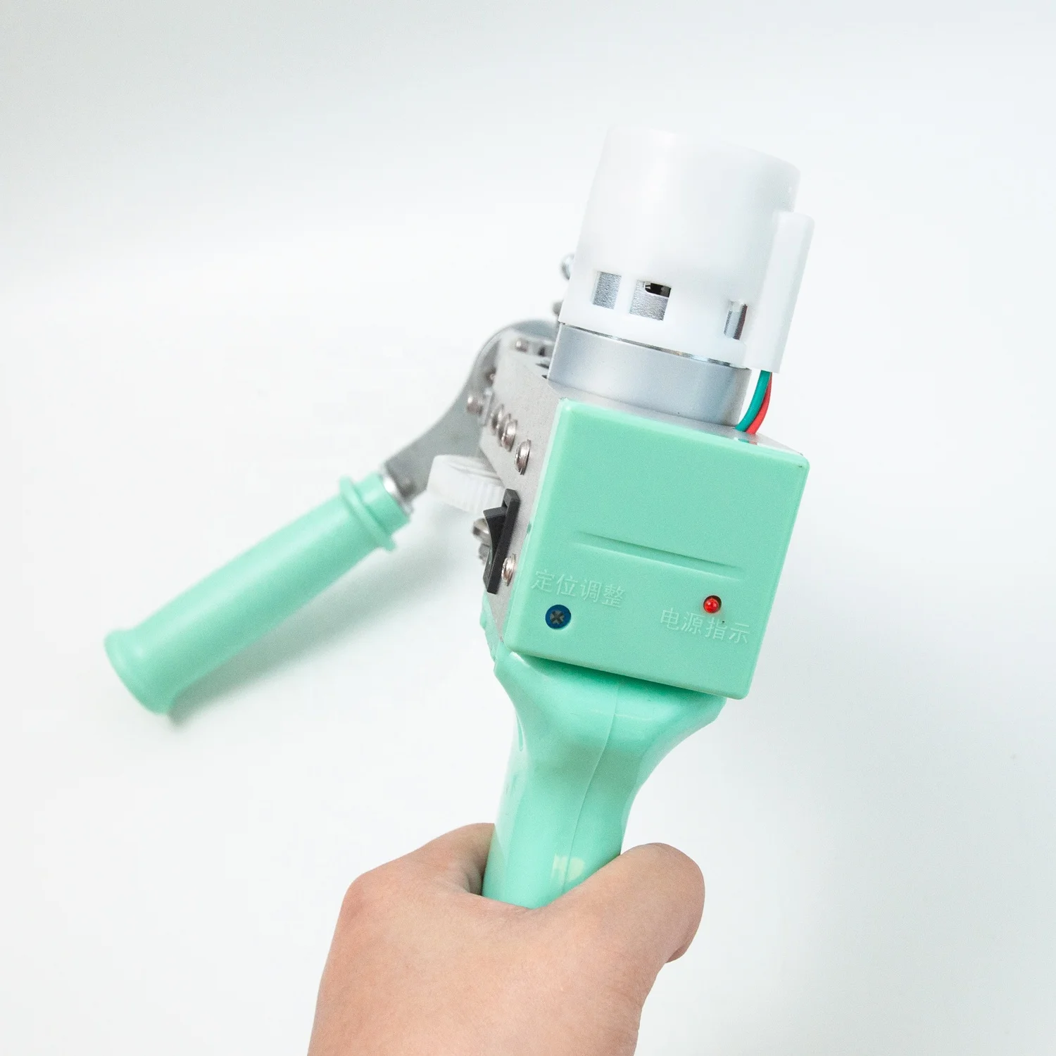 2 in 1 Tufting Gun with Cut Pile and loop Pile Rug Carpet Making Machine Green color