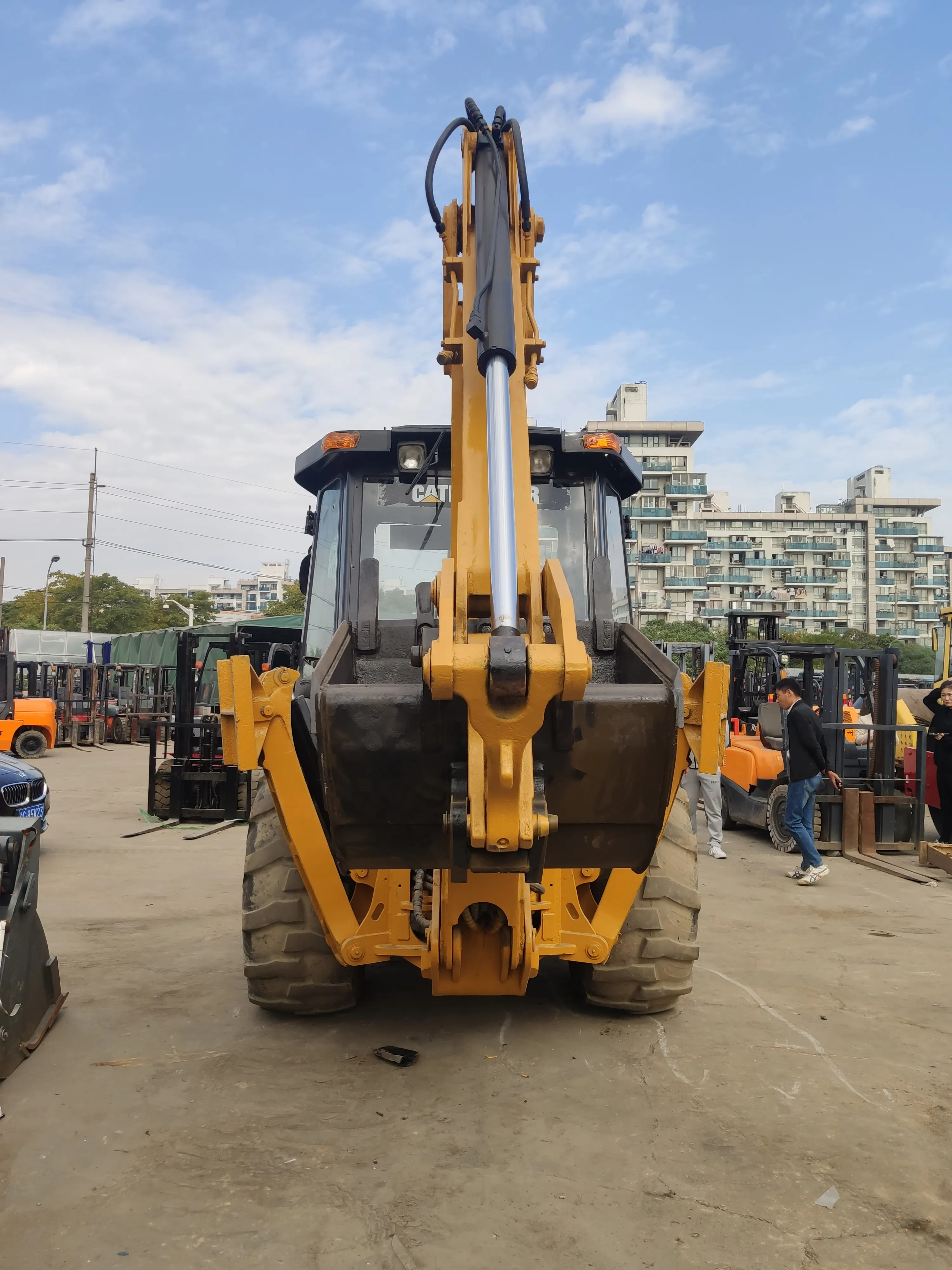 used CAT420F CAT 420F CAT420 420 used backhoe loader on sale