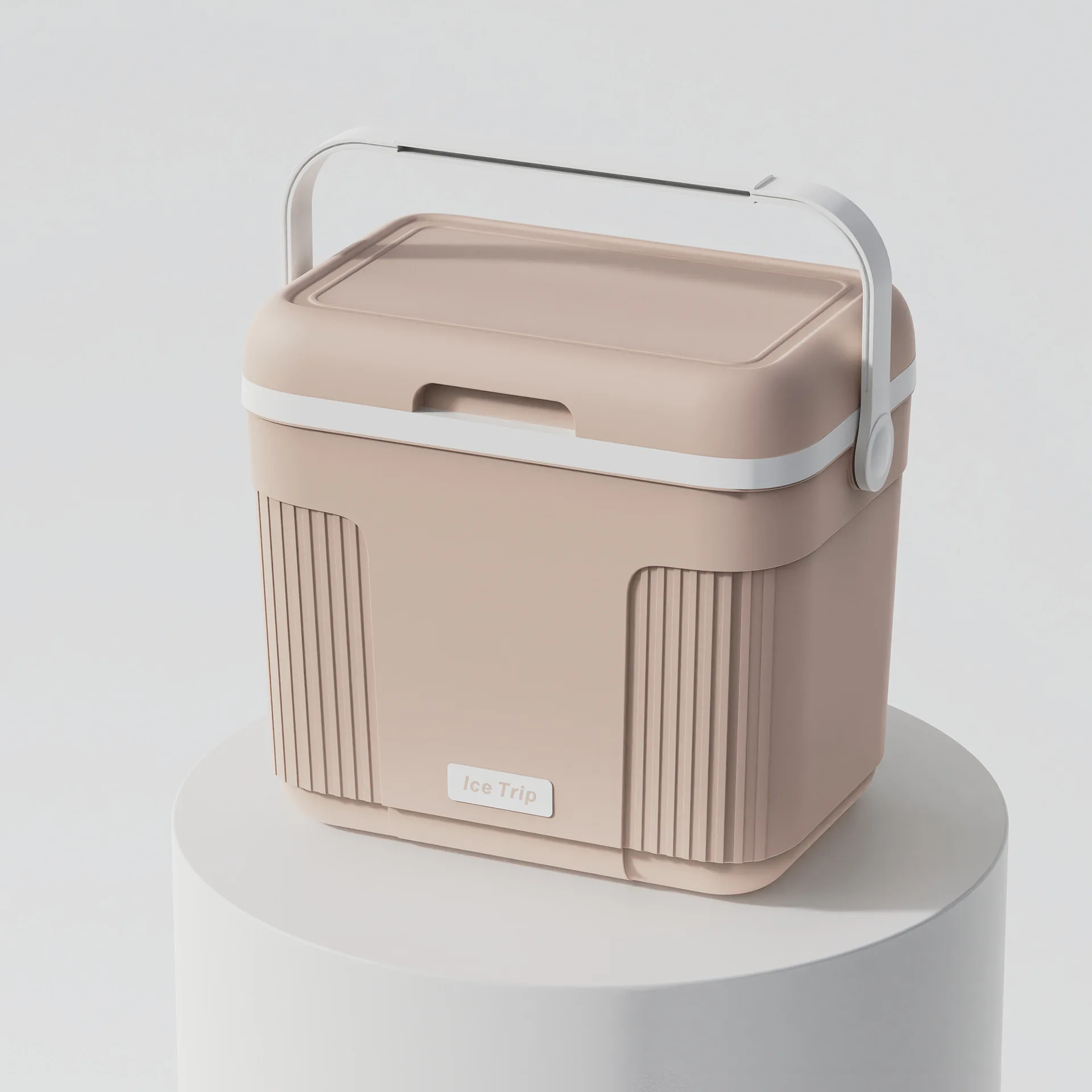 10L Small Plastic Ice Cooler PU Foam Insulated Cooler Box,Portable Refrigerator Cooling Box for outdoor picnic