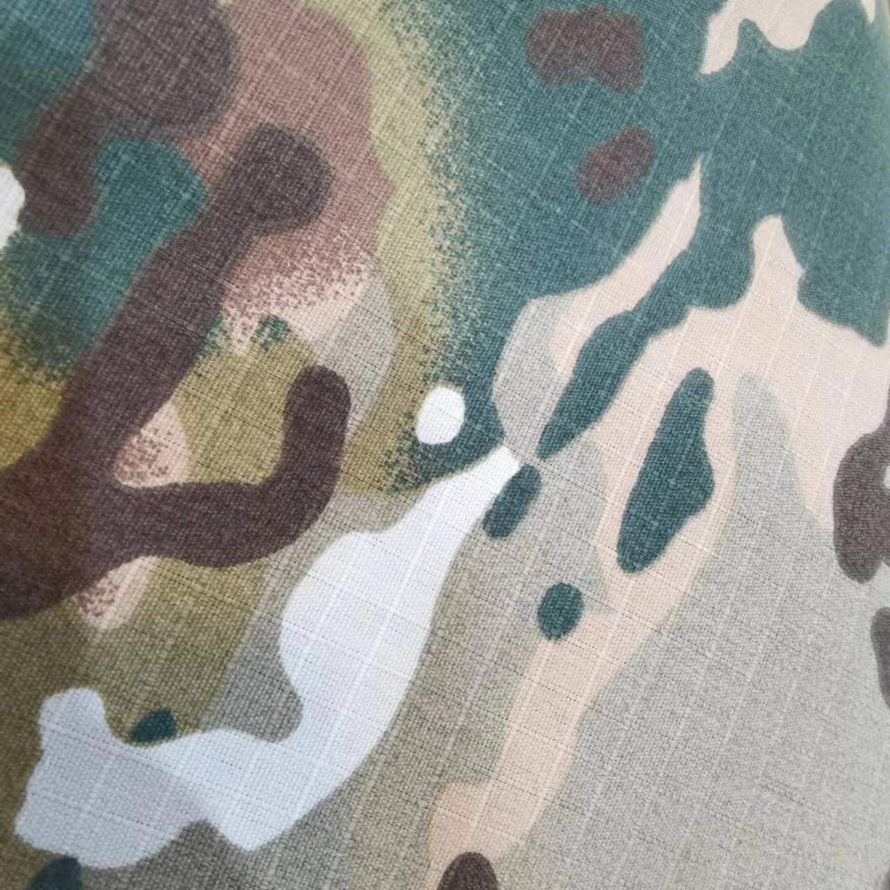 Ripstop TC2 Print  65%P 35%C Suit for Making Camouflage Clothing  Plain Chiffon Taffeta fabric