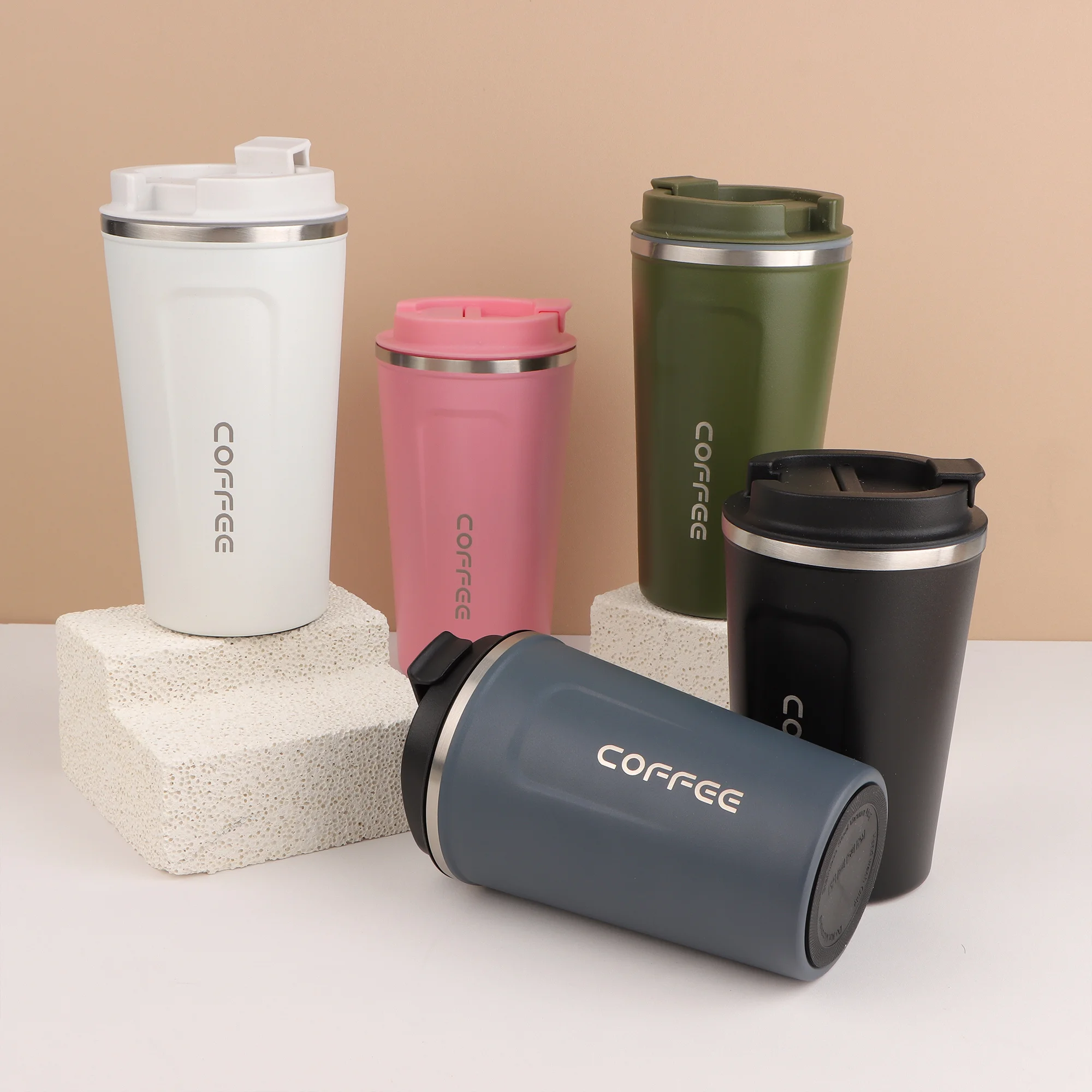 Best Sale 380ml 510ml Eco-friendly Vacuum Insulated Reusable Tumbler Double Wall Stainless Steel Travel Coffee Mug