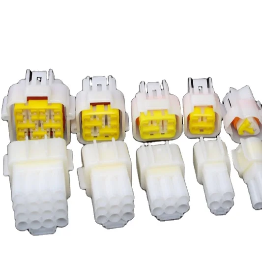 Durable automobile electrical pin connector 2 pin automotive connector for automobiles shrink tube connector