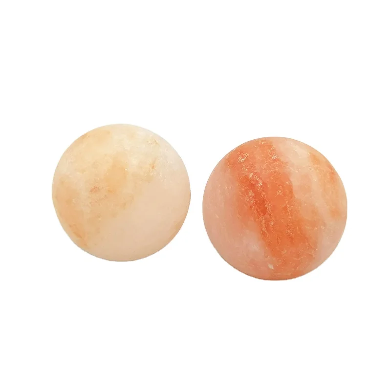 himalayan salt massage stone balls neck and back massage roller ball