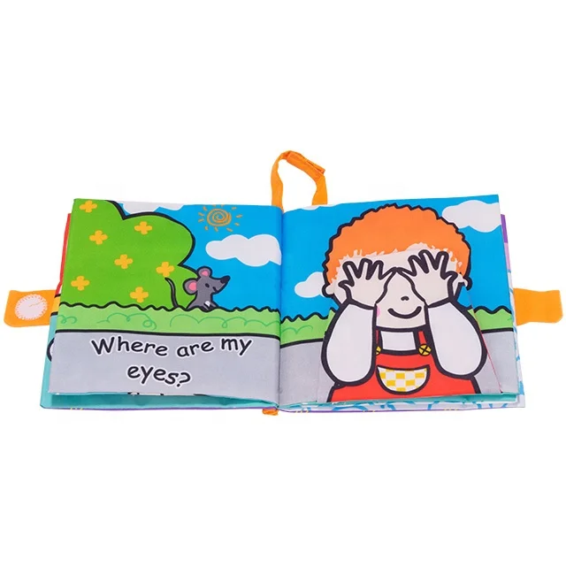 Jollybaby детская фетровая бумага тканевая книга для раннего развития