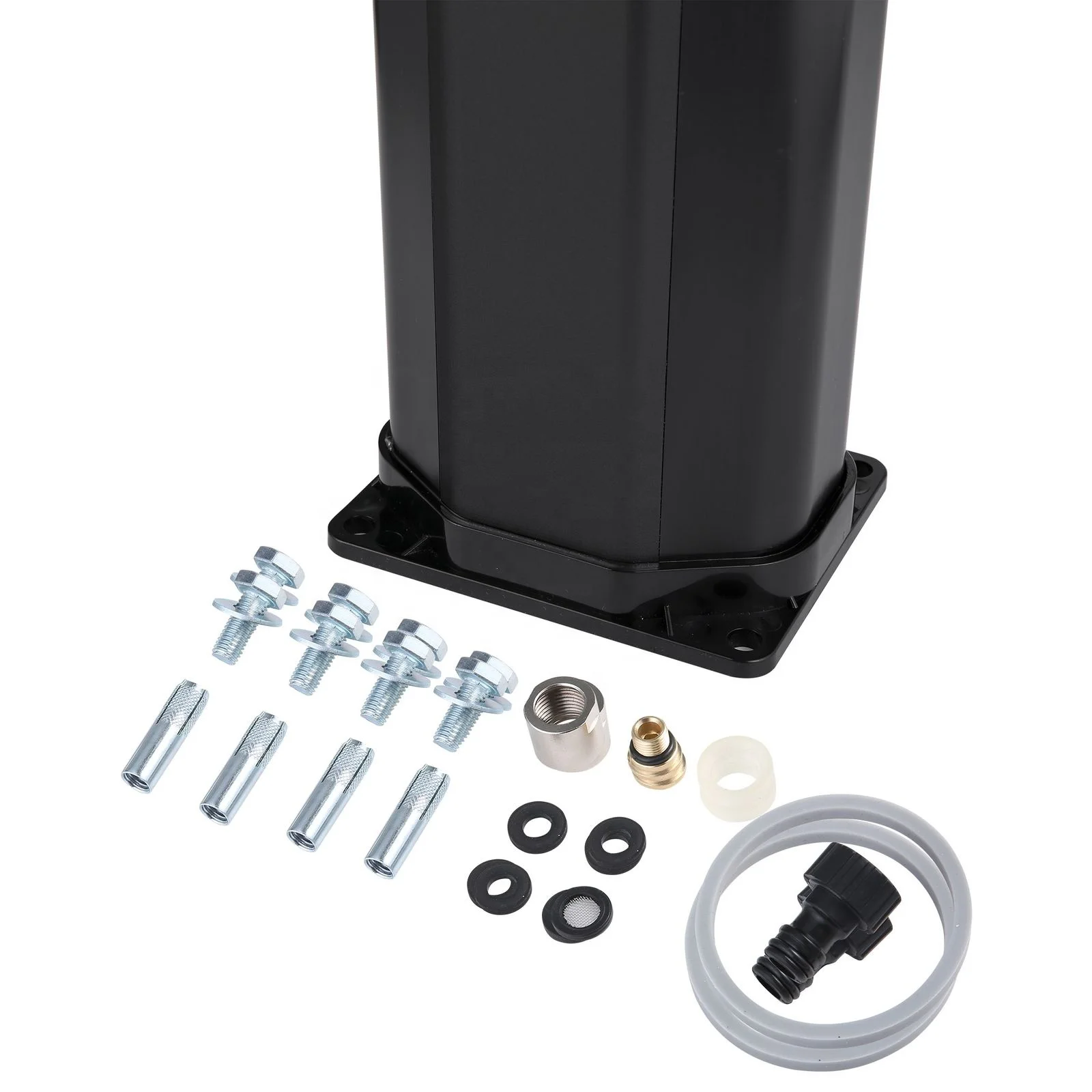 Solar shower 35 liter solar garden shower warm water max 60 degrees without power connection with Rain shower head