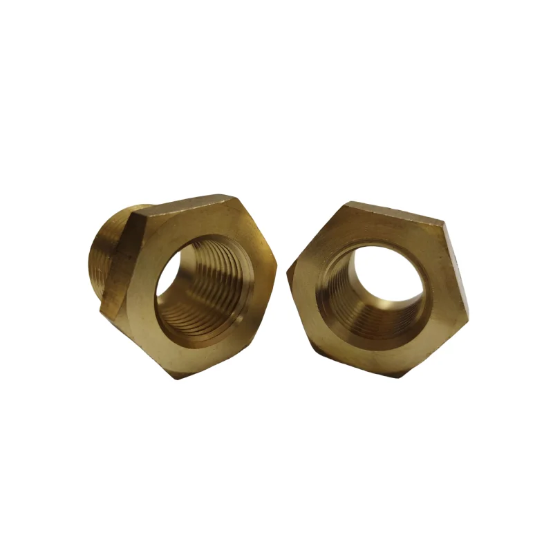 Hardware fittings brass parts male connector npt threaded with black O Ring for truck and bus