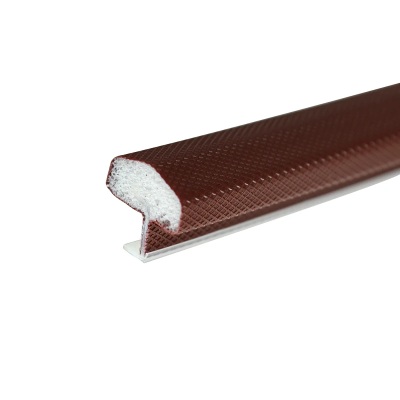 Window Sealing Strip PU coated foam doors and Windows sealing strip IECO 3039 sealing strip of edge card slot type wooden door