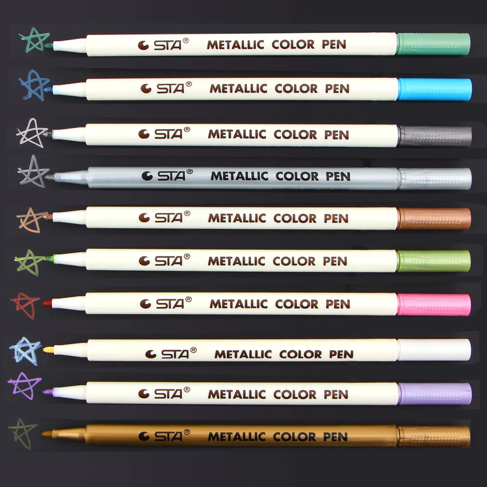  Художественный маркер металлический posca № 6451 для