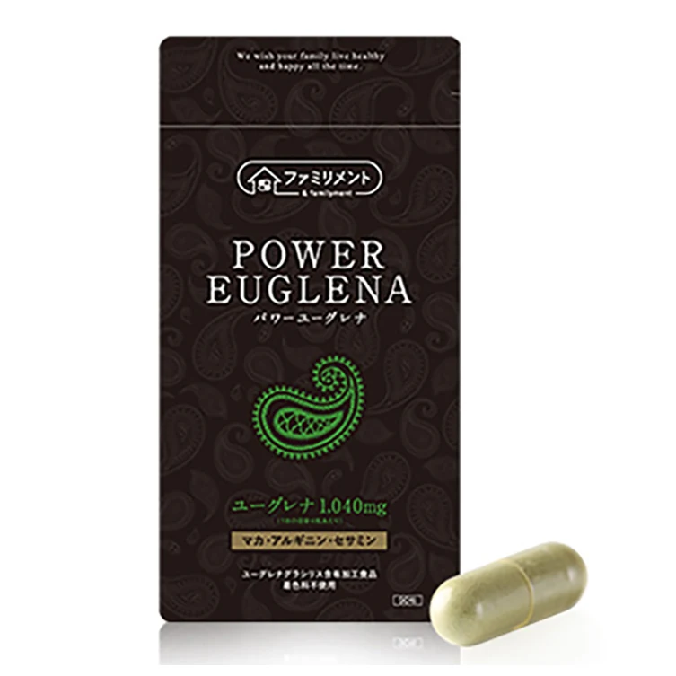 Male enhancement and change body constitution by  Euglena capsule supplement from Japan