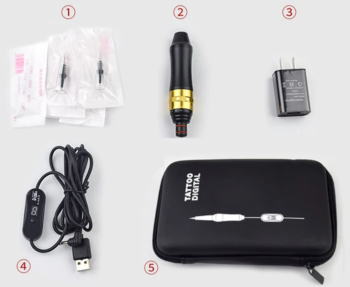 lower noise MTS tattoo machine pen permanent make up tattoo  machine