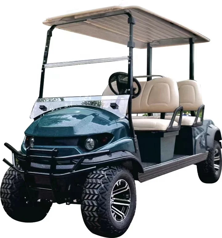 electric golf carts with lithium battery 72v 160ah big size 4 seats 6 passenger