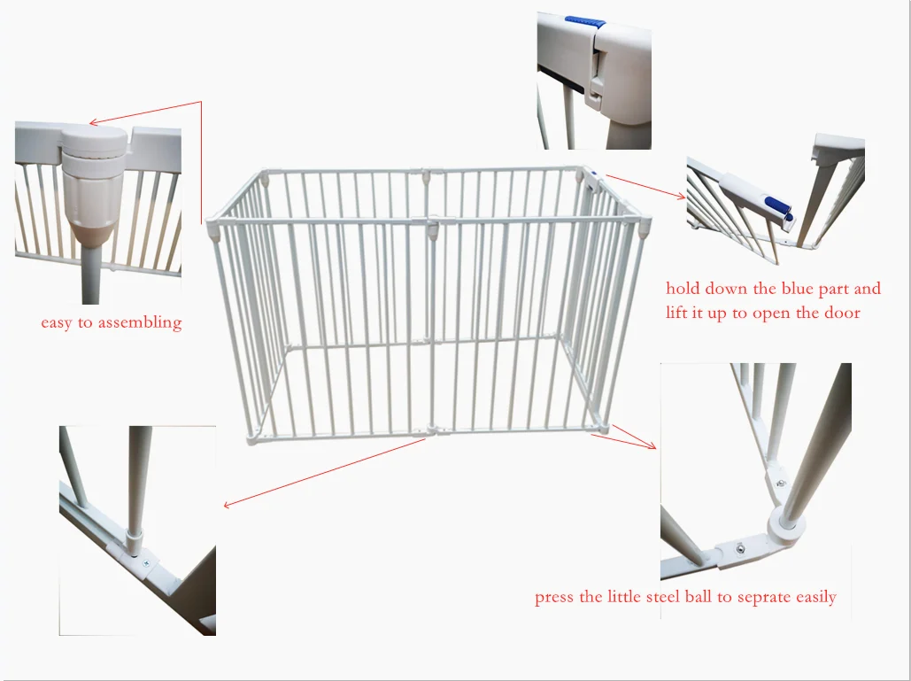 
Factory direct price play yard baby kinds safety center indoor outdoor fence 