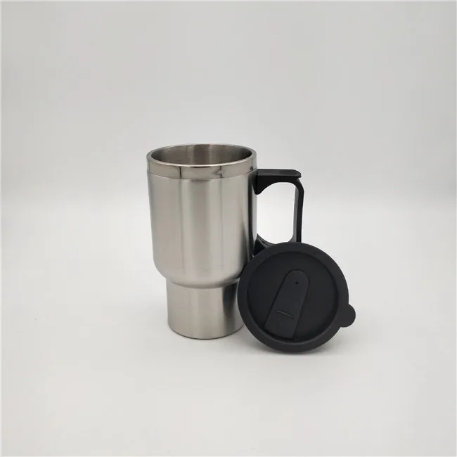 17oz Sublimation Classical flask travel mug with handle stainless steel mug plastic handle for  bottle