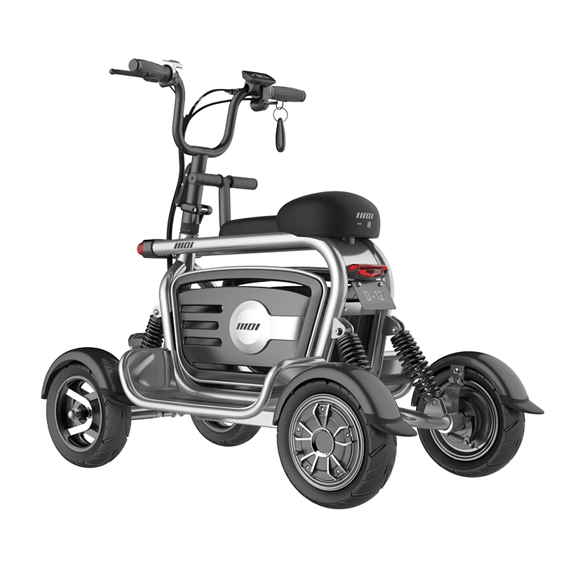 Foldable perfect travel transformer 4 wheel electric golf mobility scooter 800 watts for elderly adult